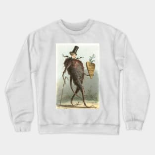 Pleasant Root Vegetable Man Crewneck Sweatshirt